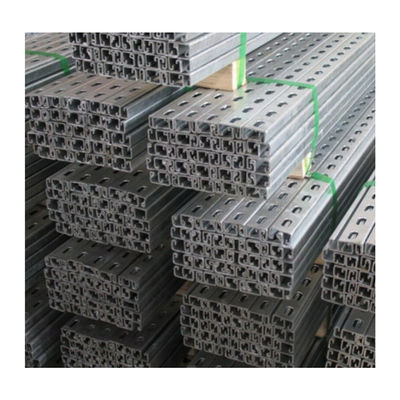 Mua Thép carbon nhẹ 3 inch C Channel Slotted Hot Dip Galvanized Strut Perforated Metal online manufacture