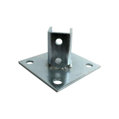 chất lượng  Standard Steel Channel Post Base Accessories C Channel  1-5/8" nhà máy